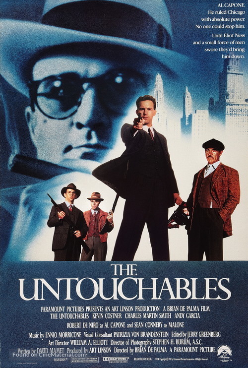 The Untouchables - British Movie Poster