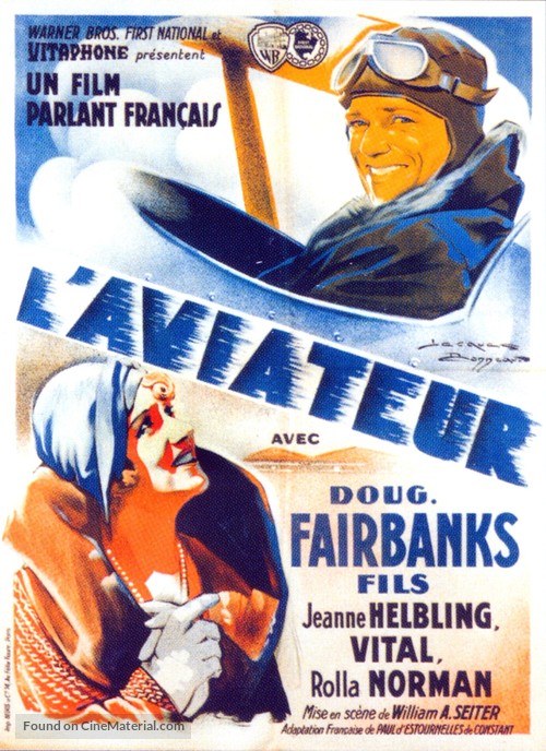 L&#039;aviateur - French Movie Poster