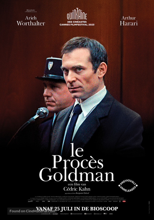 Le proc&egrave;s Goldman - Dutch Movie Poster