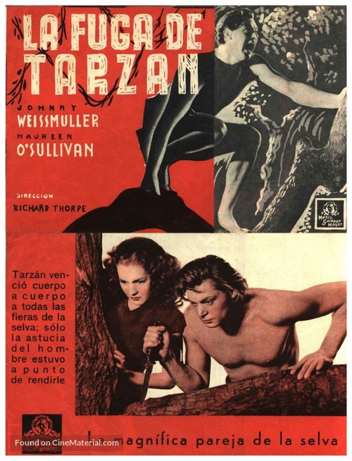 Tarzan Escapes - Spanish Movie Poster