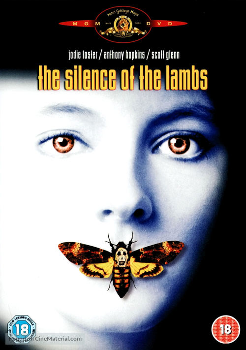 The Silence Of The Lambs - British DVD movie cover