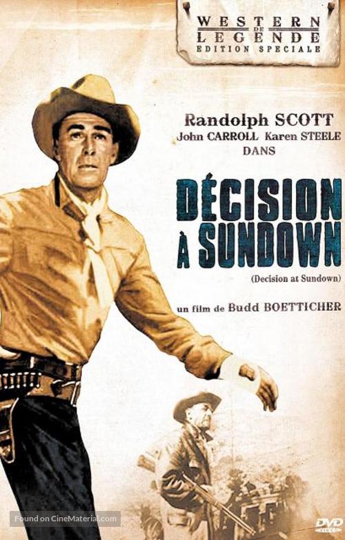 Decision at Sundown - French DVD movie cover