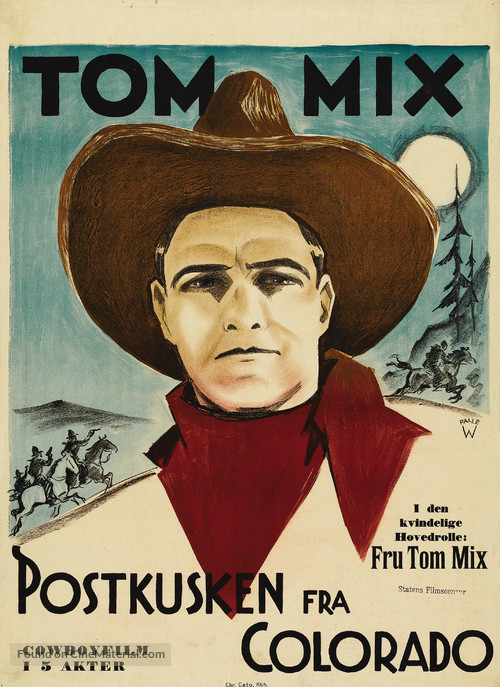 Told in Colorado - Danish Movie Poster