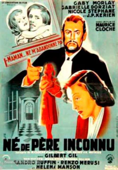 N&eacute; de p&egrave;re inconnu - French Movie Poster