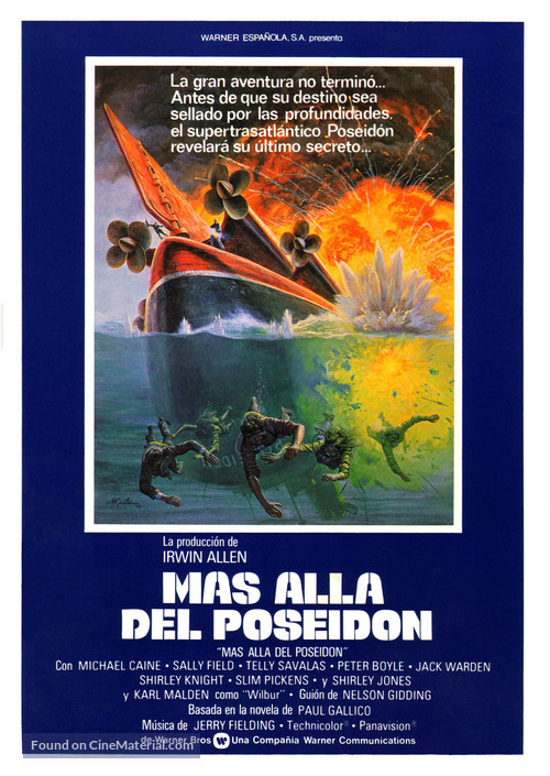 Beyond the Poseidon Adventure - Spanish Movie Poster