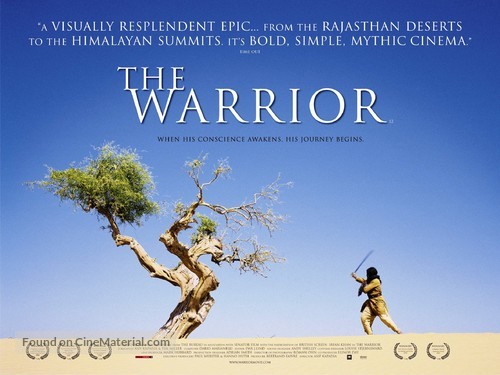The Warrior - British Movie Poster