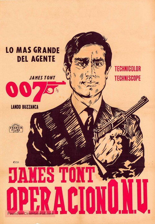James Tont operazione U.N.O. - Mexican Movie Poster
