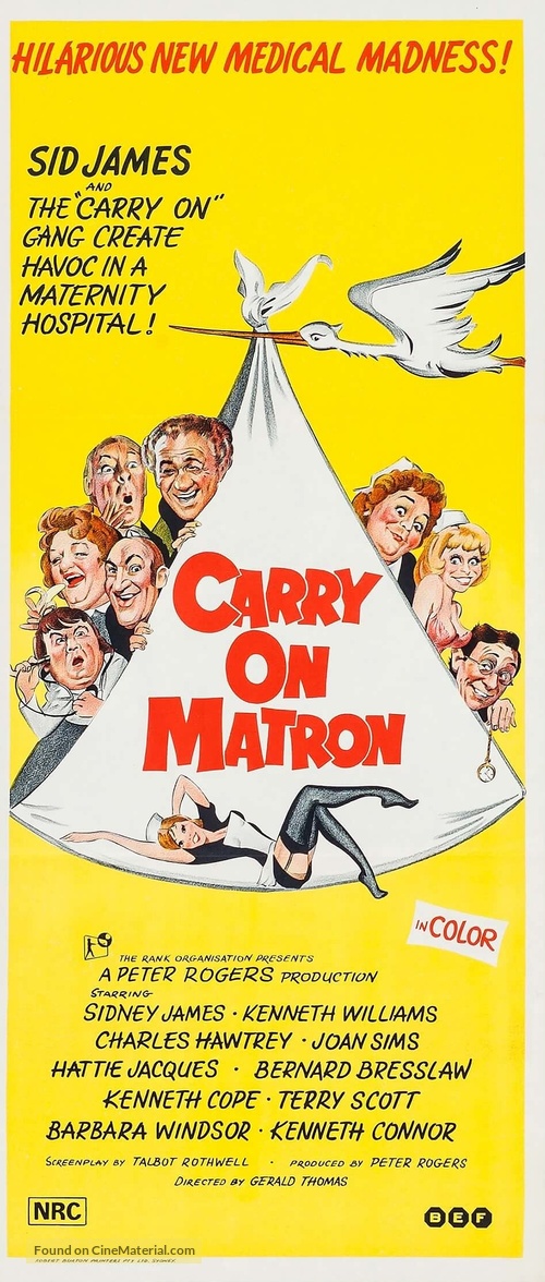 Carry on Matron - Australian Movie Poster