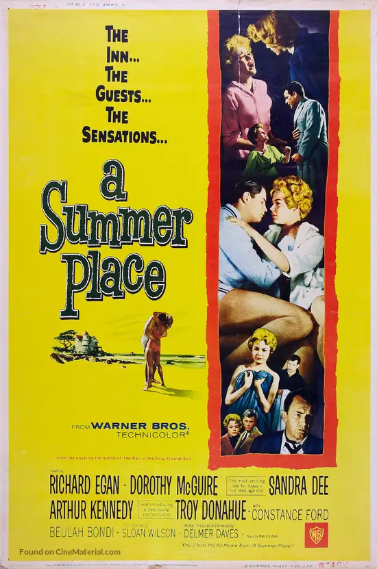 A Summer Place 1959 Movie Poster a-summer-place-1959-movie-poster