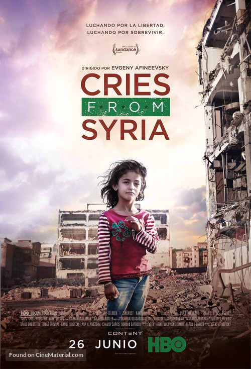 Cries from Syria - Spanish Movie Poster