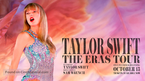 Taylor Swift: The Eras Tour - British Movie Poster