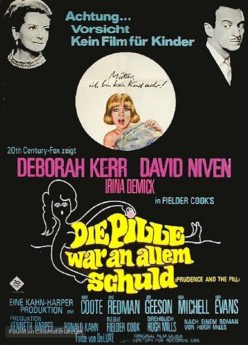 Prudence and the Pill - German Movie Poster