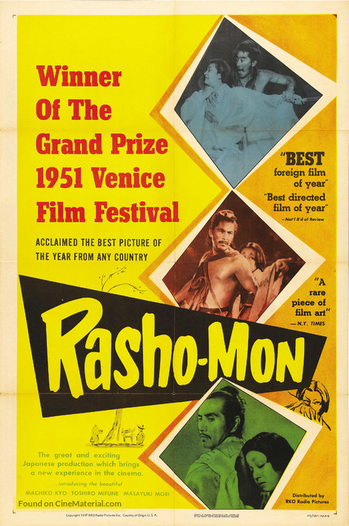 Rash&ocirc;mon - British Movie Poster