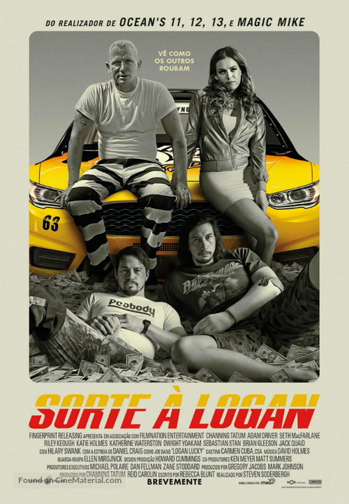 Logan Lucky - Portuguese Movie Poster