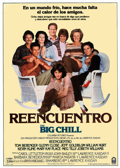 The Big Chill - Spanish Movie Poster
