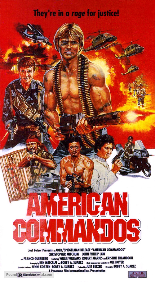 American Commandos - VHS movie cover