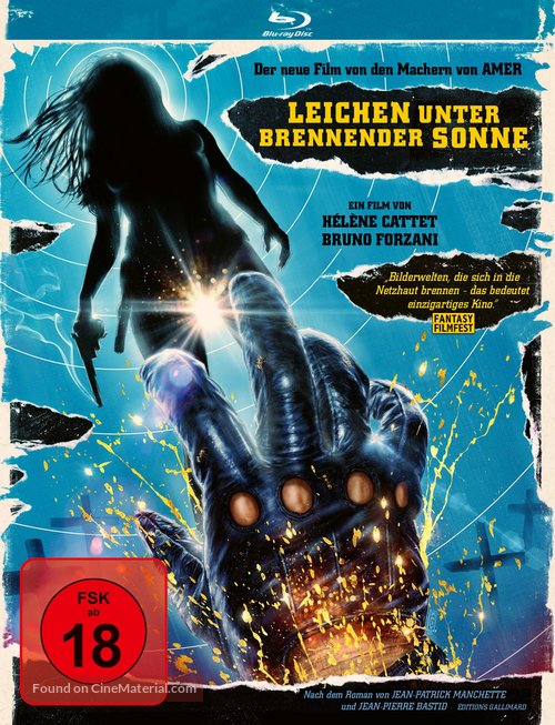 Laissez bronzer les cadavres - German Blu-Ray movie cover
