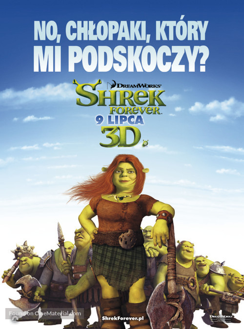 Shrek Forever After - Polish Movie Poster