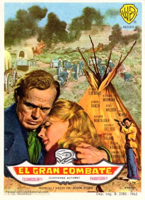 Cheyenne Autumn - Spanish Movie Poster