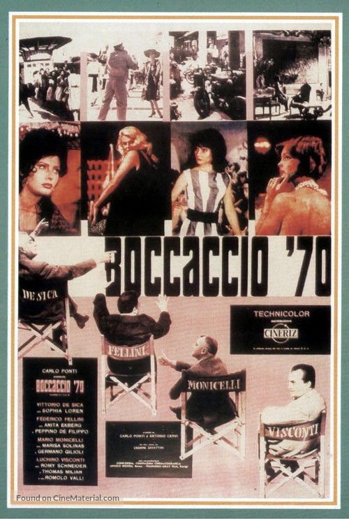 Boccaccio &#039;70 - Italian Movie Poster