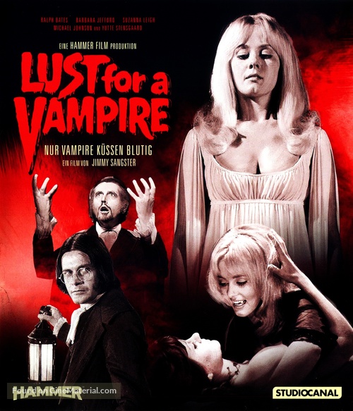 Lust for a Vampire - German Blu-Ray movie cover