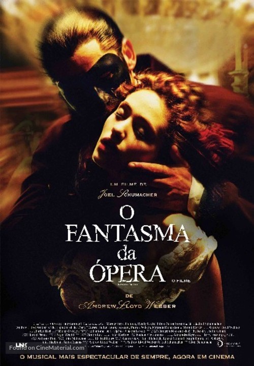 The Phantom Of The Opera - Brazilian Movie Poster