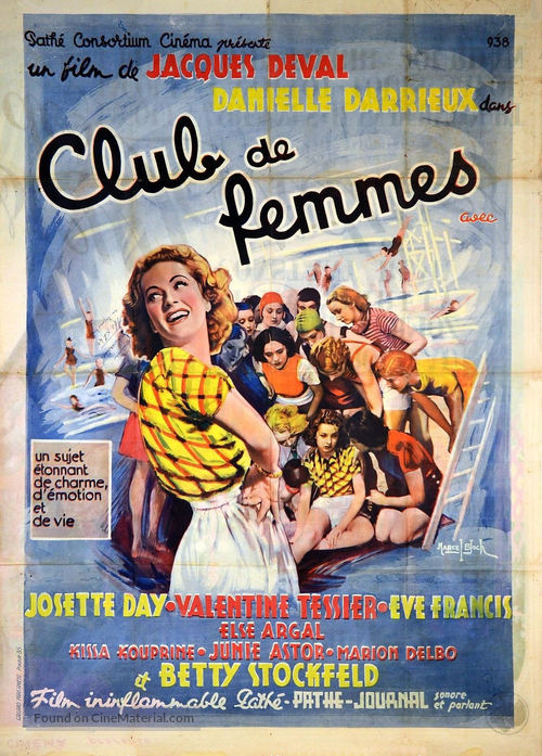 Club de femmes - French Movie Poster