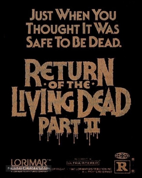 Return of the Living Dead Part II - Logo