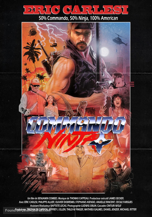 Commando Ninja - French Movie Poster