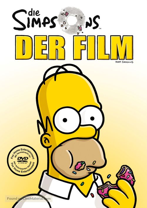 The Simpsons Movie - German DVD movie cover