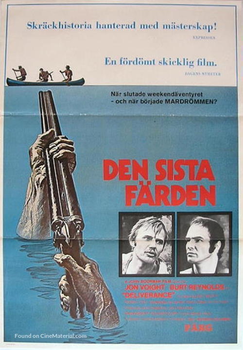 Deliverance - Swedish Movie Poster