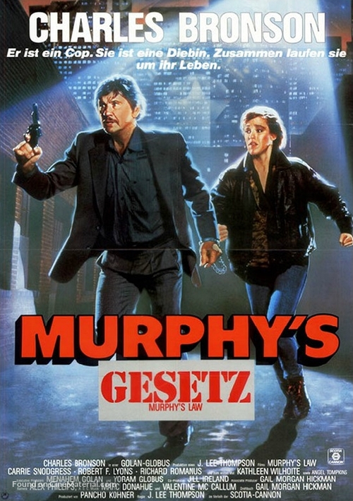 Murphy&#039;s Law - German Movie Poster