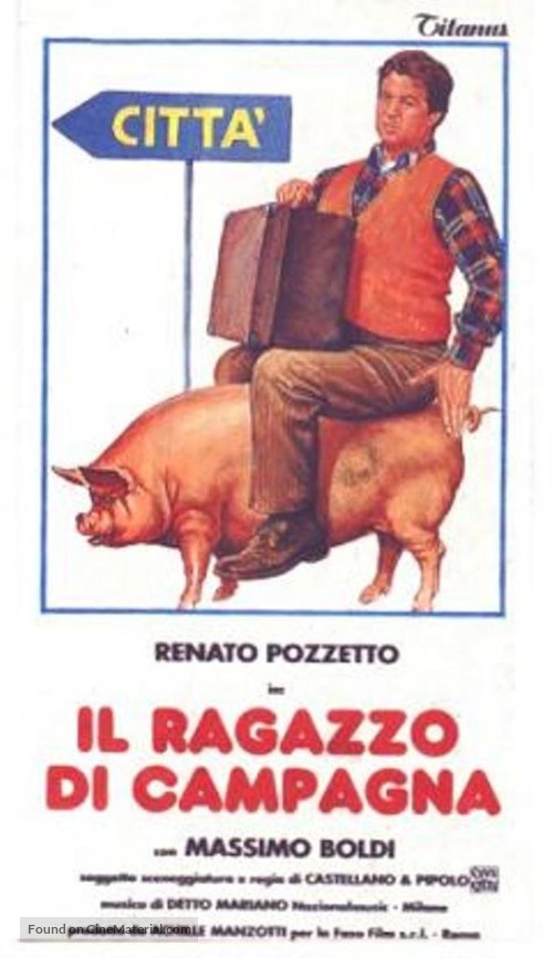 Il ragazzo di campagna - Italian Movie Poster