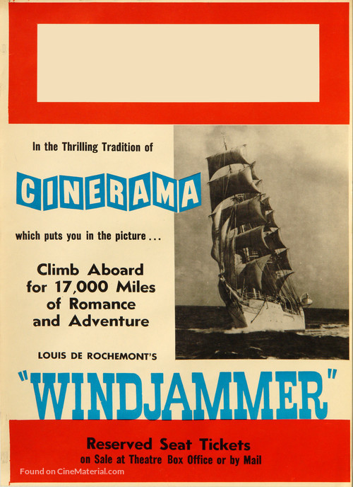 Windjammer: The Voyage of the Christian Radich - Movie Poster