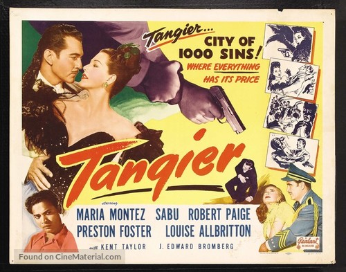 Tangier - Re-release movie poster