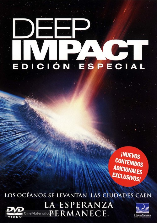 Deep Impact - Spanish DVD movie cover