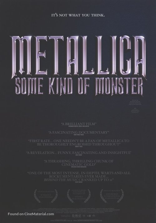 Metallica: Some Kind of Monster - Movie Poster