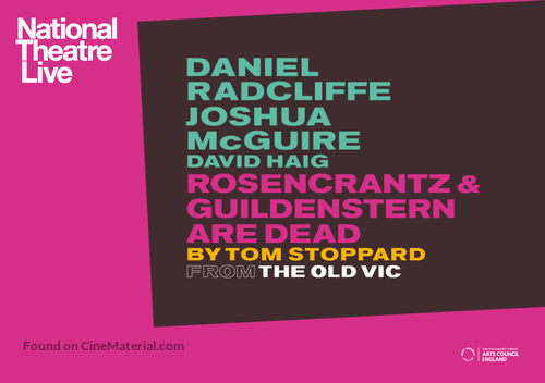 National Theatre Live: Rosencrantz &amp; Guildenstern Are Dead - British Movie Poster