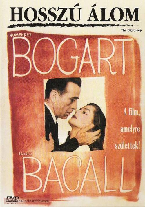 The Big Sleep - Hungarian DVD movie cover