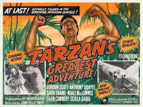 Tarzan&#039;s Greatest Adventure - British Movie Poster