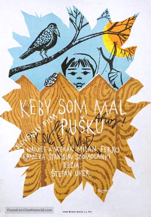 Keby som mal pusku - Slovak Movie Poster