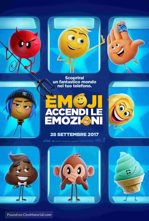 The Emoji Movie - Italian Movie Poster
