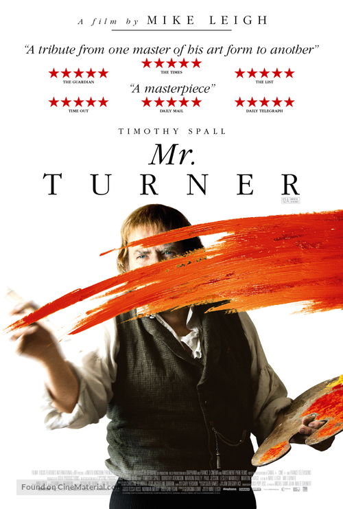 Mr. Turner - British Movie Poster