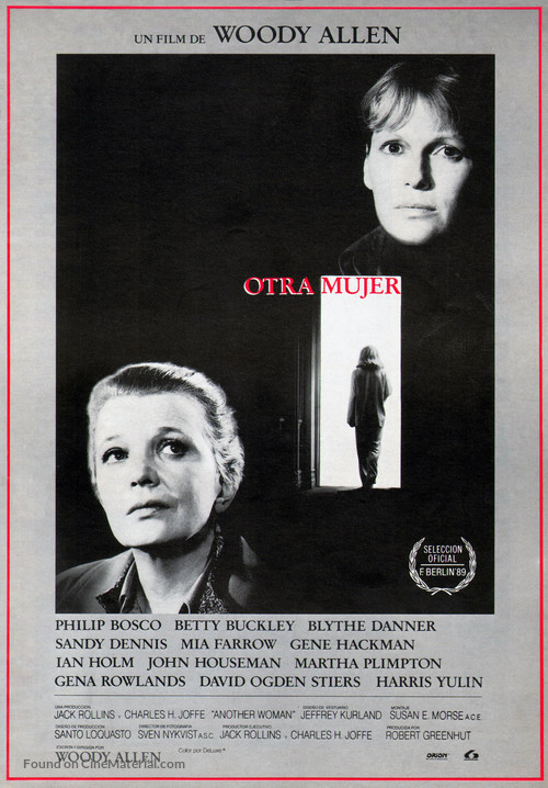 Another Woman - Spanish Movie Poster