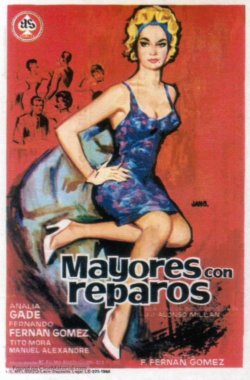 Mayores con reparos - Spanish Movie Poster