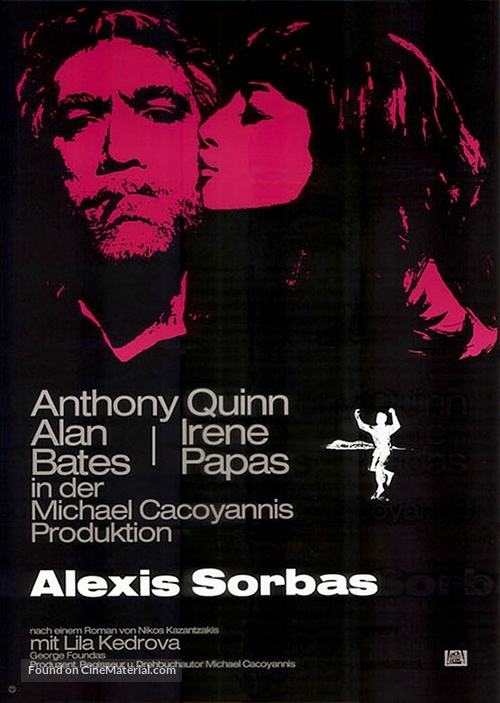 Alexis Zorbas - German Re-release movie poster