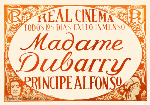 Madame DuBarry - Spanish Movie Poster