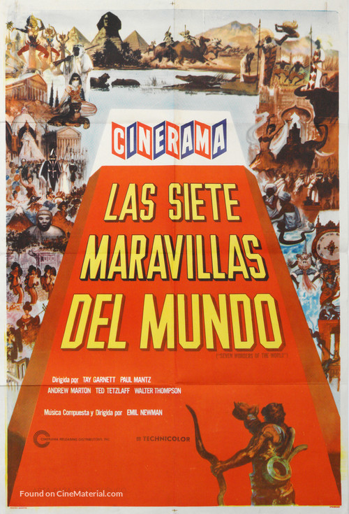Seven Wonders of the World - Argentinian Movie Poster