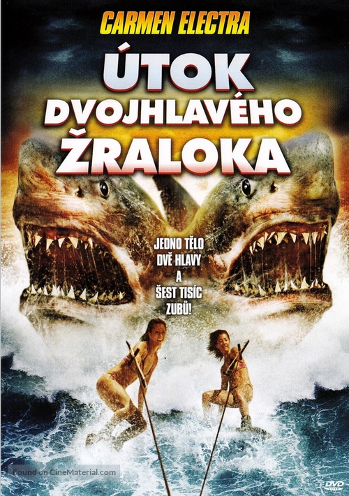 2 Headed Shark Attack - Czech DVD movie cover