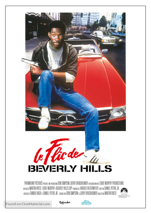 Beverly Hills Cop - French Re-release movie poster